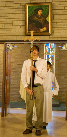 Cross Bearer for Chapel Procession